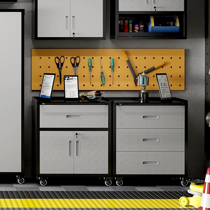 Metal Mobile Tool Storage Cabinet - Image 7