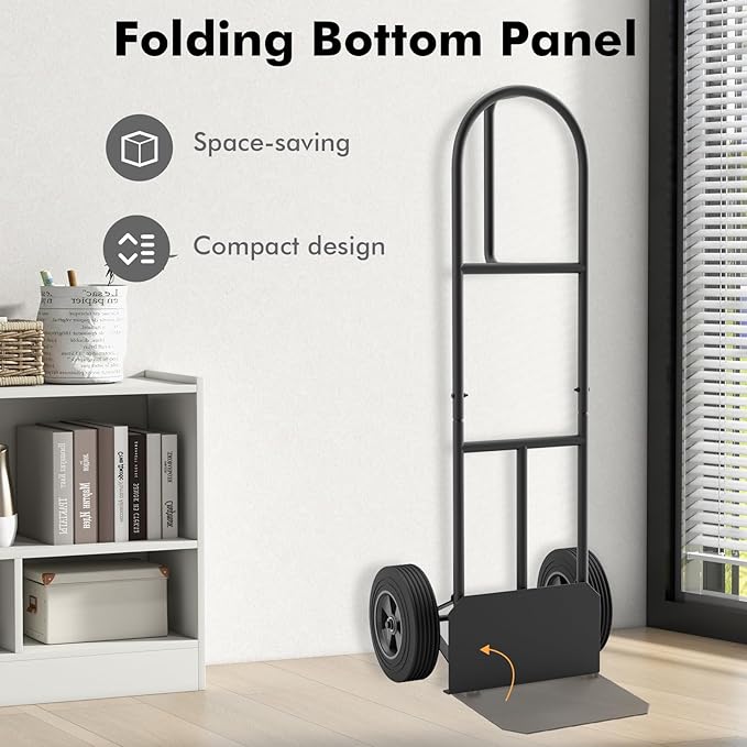Goplus Hand Truck, P-Handle Hand Truck Dolly - Image 3