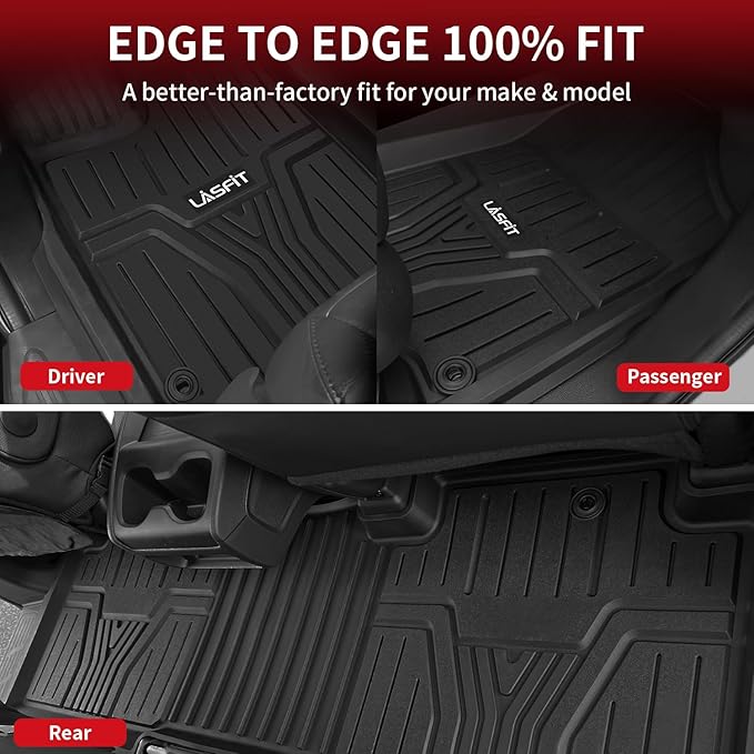 LASFIT Floor Mats & Trunk Mat for Honda Odyssey 2026 2025 2024 2023 2022 2021 - Image 7