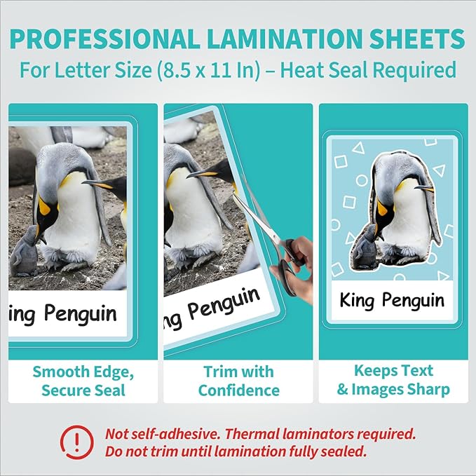 Binditek 300 Pack 3 Mil Thermal Laminating Pouches, 9x11.5 Inches Laminating - Image 8