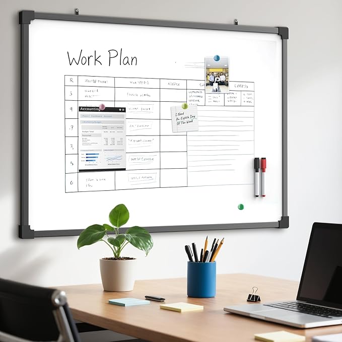 MaxGear Magnetic Dry Erase White Board, 36 X 24 Inches Double Sided Whiteboard - Image 7