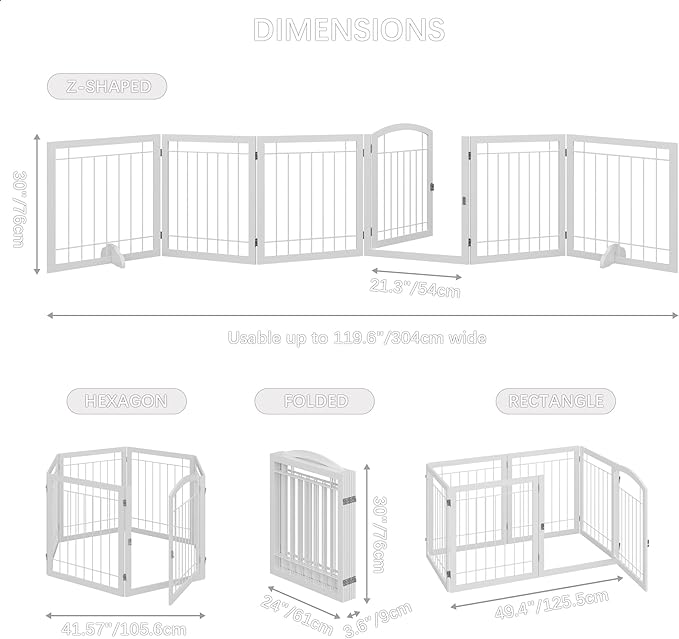JSB 144-inch Extra Wide 30-inch Tall Dog gate - Image 5