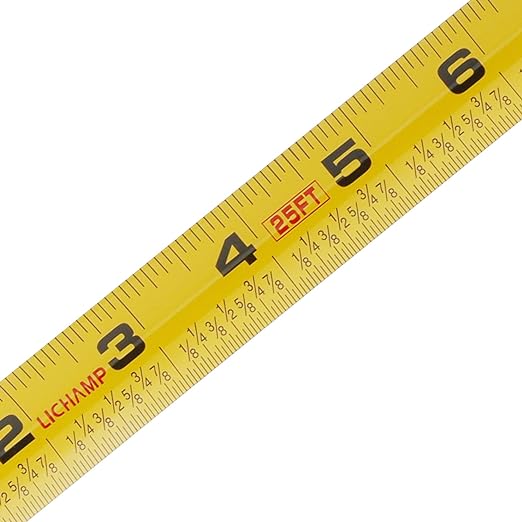 LICHAMP Tape Measure 25 ft, 6 Pack Bulk Easy Read Measuring Tape Retractable - Image 5