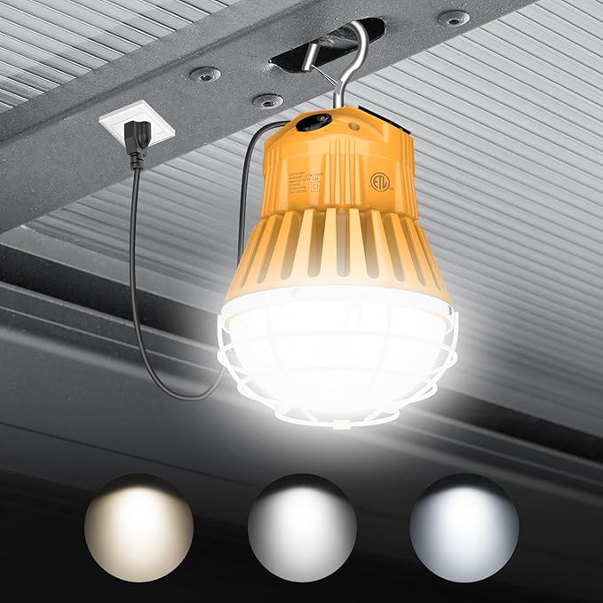 LED Temporary Work Light 80W/64W/48W, 10400LM Outdoor Construction Lights Job by BBESTLED