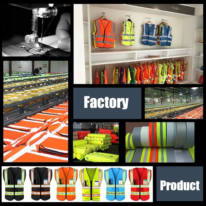 YOWESHOP High Visibility Reflective Safety Vest - Image 6
