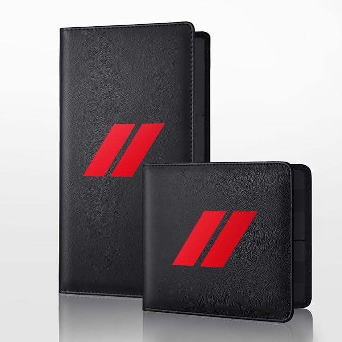 Leather Car Registration and Insurance Cards Holder Compatible - Image 6