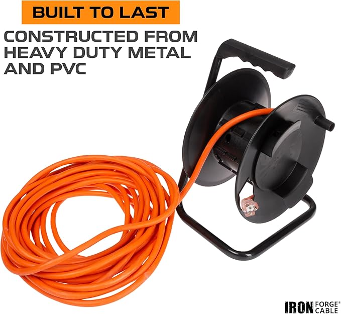 IRON FORGE CABLE Extension Cord Storage Reel - Image 4