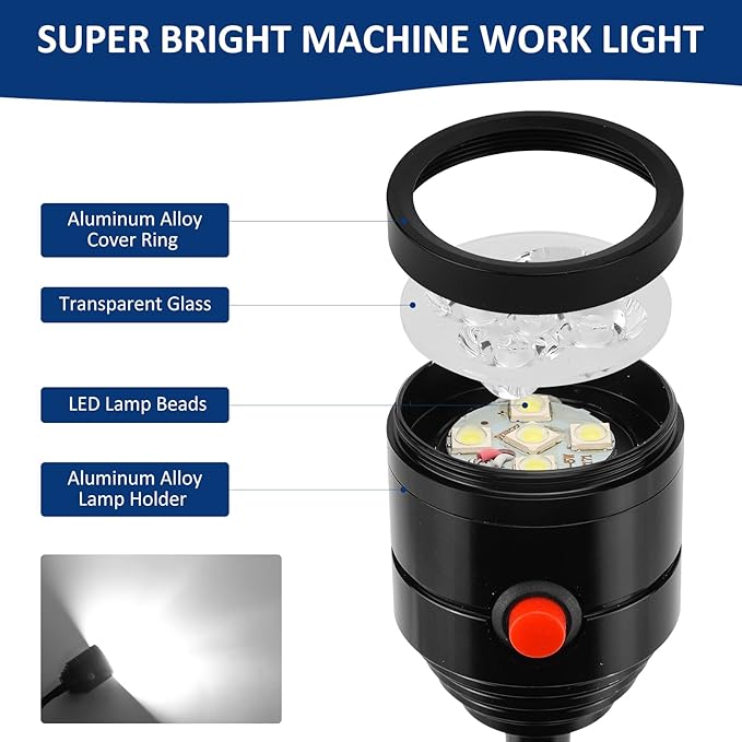 Magnetic Work Light, LED Machine Light - Image 4
