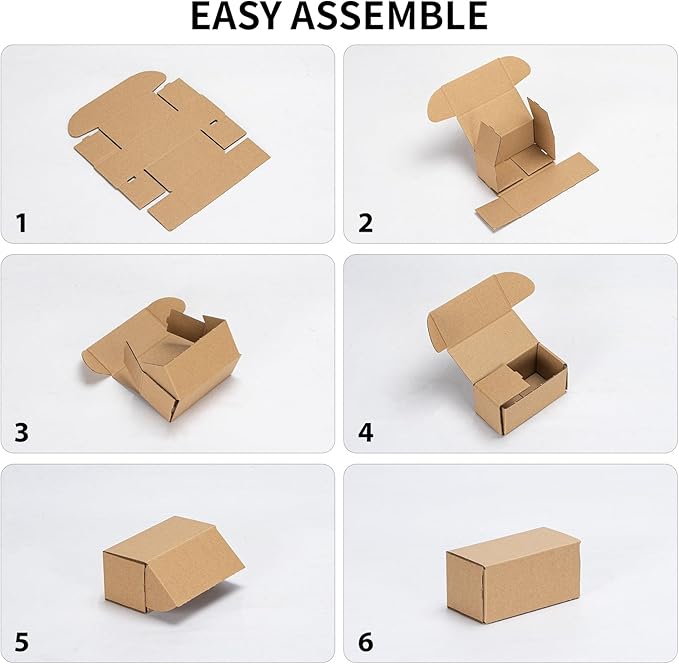 RLAVBL 4.6x2.2x2.2 Small Shipping Boxes Set of 100, Mailer Box - Image 5