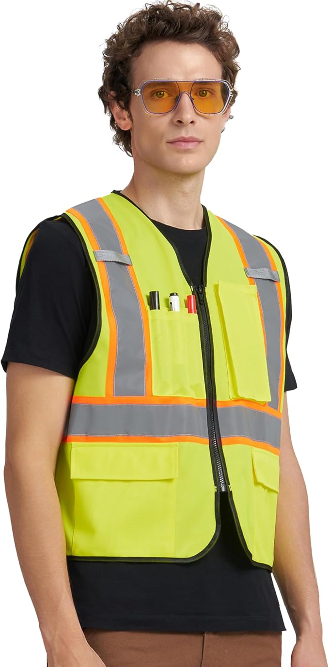 A-KSAFETY Custom High Visibility Reflective Safety Vest - Image 4