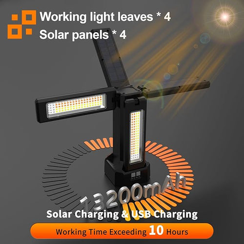 13200mAh Rechargeable Solar Work Light - Image 2