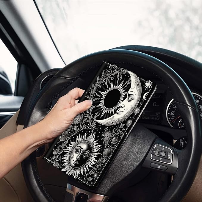 Car Registration and Insurance Holder, Leather Car Glove Box Organizer - Image 2