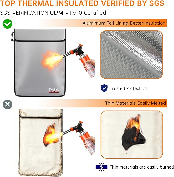 DocSafe Fireproof Document Bag - Image 3