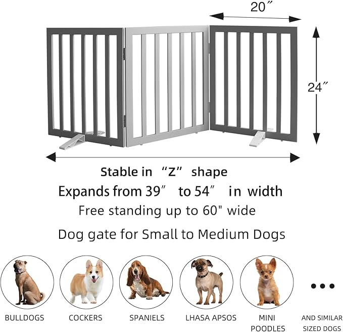 ZJSF Freestanding Indoor Dog Gate - Image 7