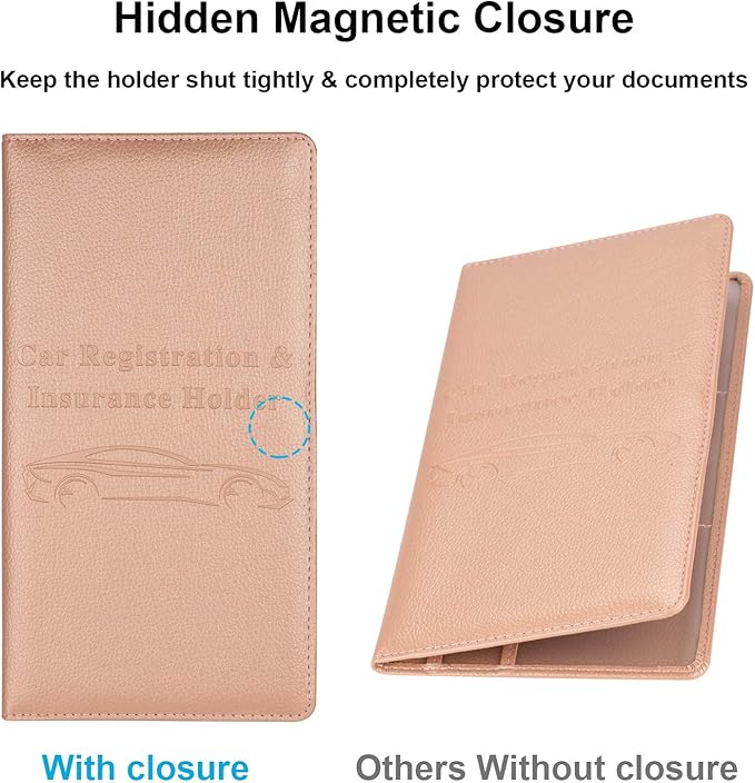 Cacturism Car Registration and Insurance Holder, Vehicle Glove Box Car - Image 3