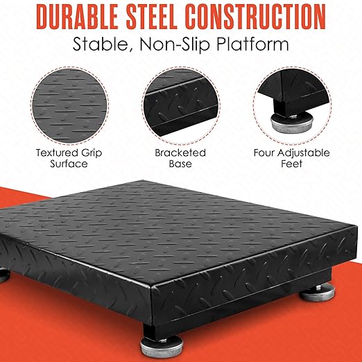 Houseables Industrial Scale, Platform Scale, 600 LB, Weight Machine - Image 7