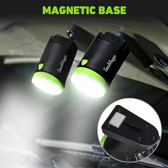 4-Pack Rechargeable LED Work Lights, 360-Degree Adjustable Spotlights - Image 9