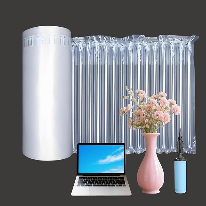Large Bubble Cushioning Wrap 15.7" x 262 Ft Inflatable Air Pillow by Ufriandz