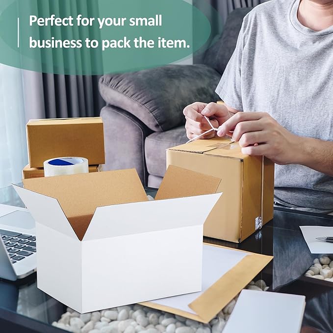 Eupako 30 Pack Small Shipping Boxes Assorted Sizes, Cardboard Boxes - Image 5