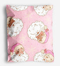 Christmas 10x13 Poly Mailers – Christmas Santas – Waterproof, Tear-Resistant by PackageMint