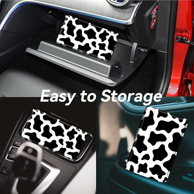 Car Registration and Insurance Holder, Leather Car Glove Box Organizer - Image 4