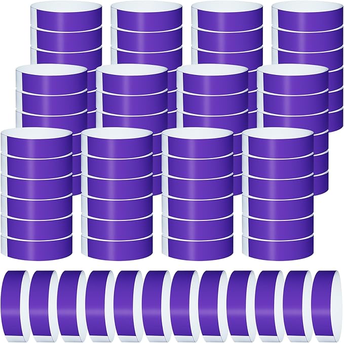 1200 Pcs Plastic Paper Wristbands by Wiyodaho
