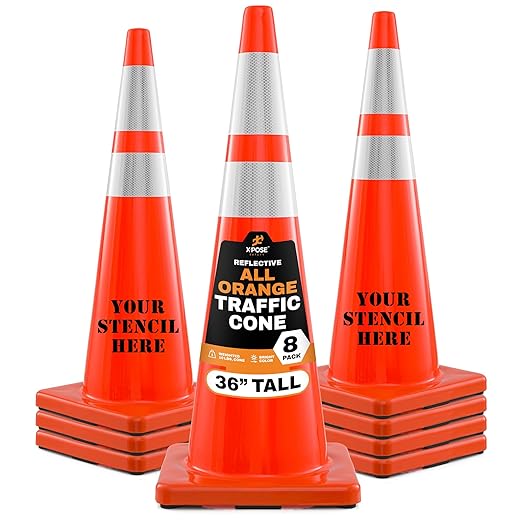 Xpose Safety 36 Inch Orange Traffic Cones by XposeSafety