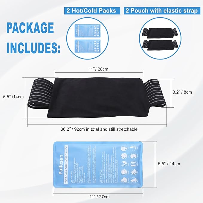 Ice Packs, Ice Packs for Injuries Reusable, Cold Packs for Injuries, - Image 4