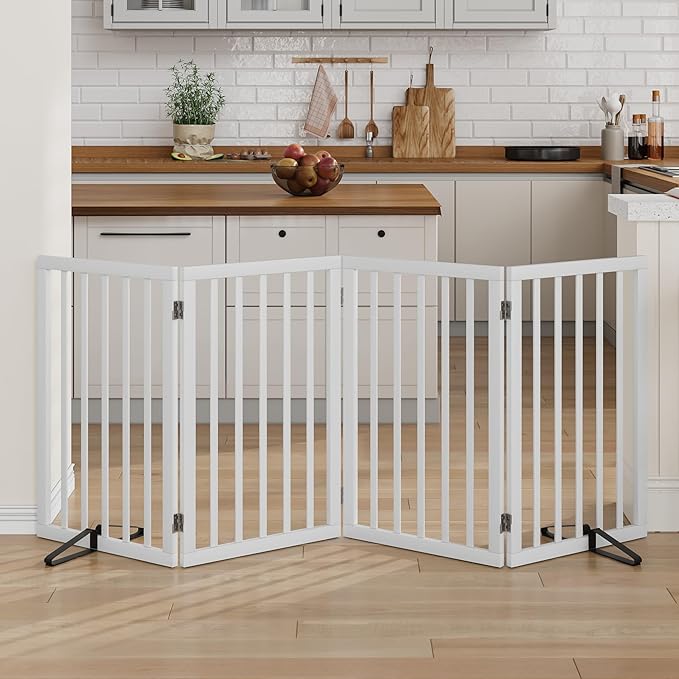 Dog Gate 32" Tall Freestanding Dog Gate by MinoKesper
