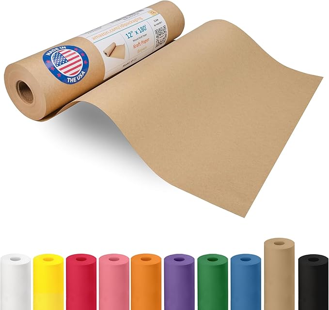 Brown Paper Roll 12" x 2160" by IDLPackaging