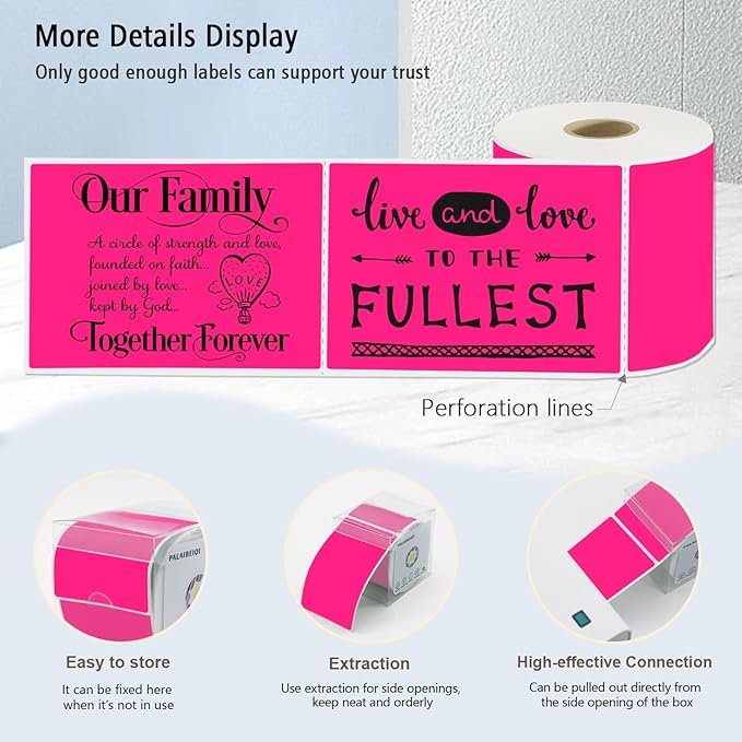3x5 Inch Thermal Label Stickers, Moving Boxes, Address & Inventory Organization - Image 4