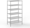 24" Deep x 42" Wide x 74" Height Wire Shelving Kit | 6-Tier | NSF Commercial by Regal+Altair