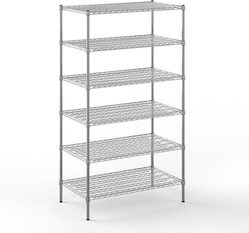 24" Deep x 42" Wide x 74" Height Wire Shelving Kit | 6-Tier | NSF Commercial by Regal+Altair