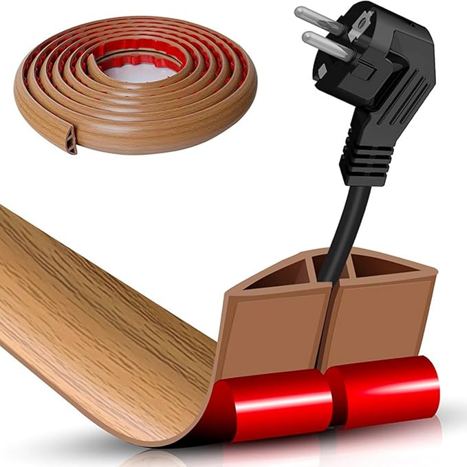 Floor Cable Cover Strips SelfAdhesive Cord Organizers - Image 6