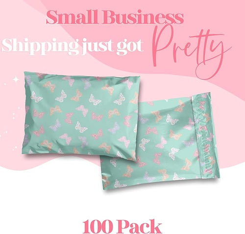 14.5x19 Designer Poly Mailer 100 Pack Heavy Duty Waterproof Self Seal Shipping - Image 2