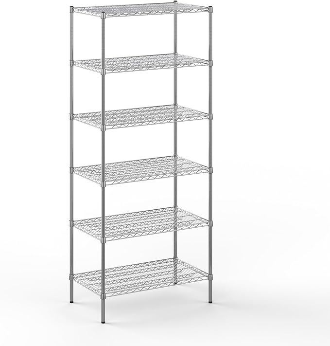 21" Deep x 36" Wide x 86" Height Wire Shelving Kit | 6-Tier | NSF Commercial by Regal+Altair