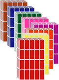 Royal Green Rectangular Color Coding Stickers 1.57inch x 0.75 inch Rectangle by RoyalGreen