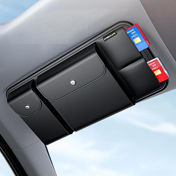 Tumecos Car Sun Visor Organizer, Auto Consoles Organizer by Tumecos
