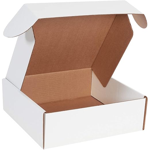 Box USA 12" Deluxe Shipping Boxes 12"L x 12"W x 4"H, Gifts or Bulk Business by BOXUSA