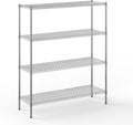 18" Deep x 54" Wide x 64" Height Wire Shelving Kit | 4-Tier | NSF Commercial by Regal+Altair