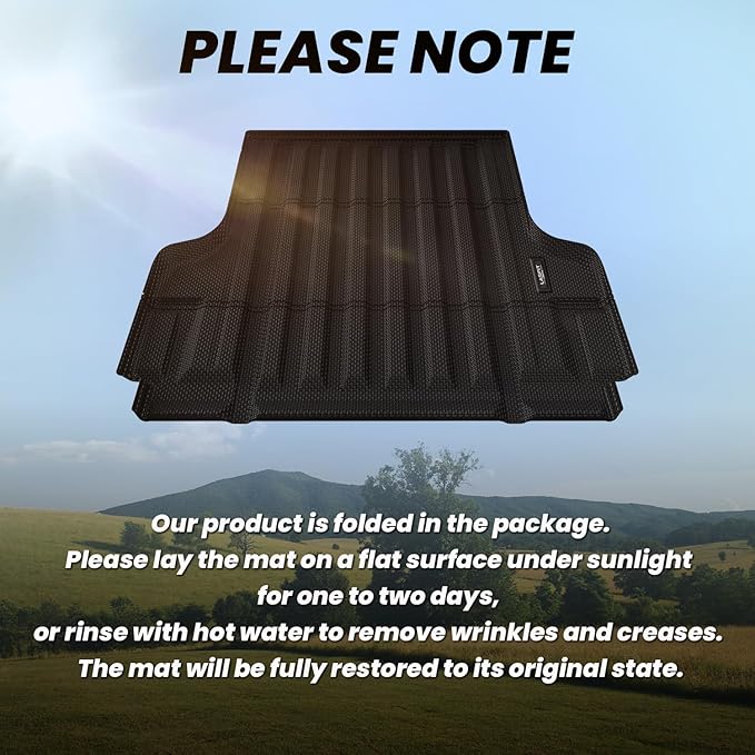 LASFIT Bed Mat for Nissan Frontier 2022-2026 5FT/59.5 inchs, All Weather TPE - Image 9