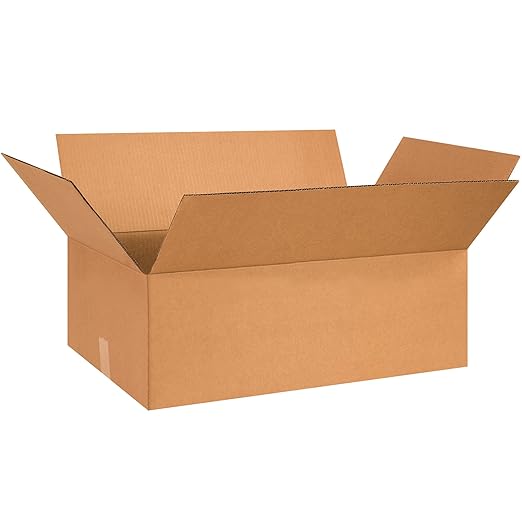 TAPE LOGIC 26x15x7 Flat Corrugated Boxes, 26L x 15W x 7H, Storage Box by TapeLogic