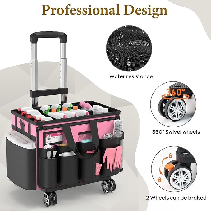 Cleaning Caddy with Wheels - Image 2
