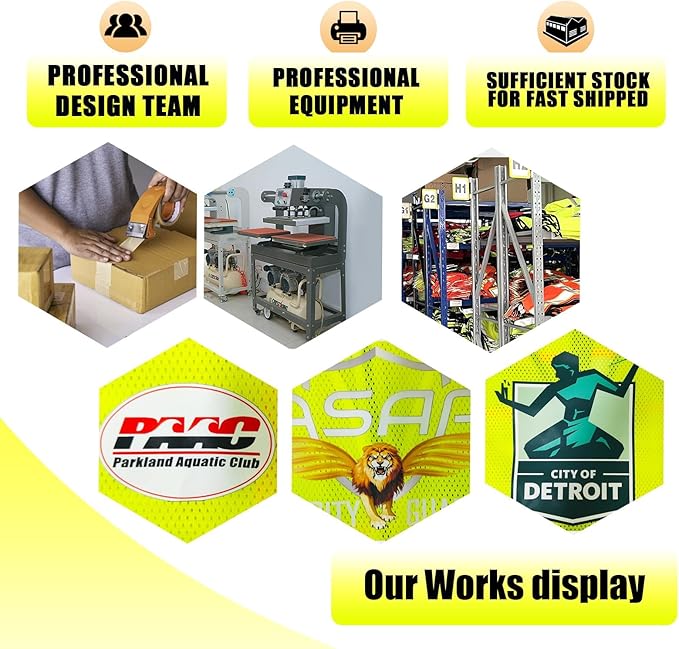 BeautyWill Custom Safety Vest Customized Logo Class 2 High Visibility - Image 5
