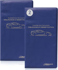 Andalus Auto Registration & Insurance Card Holder Pack of 2, Waterproof by AndalusBrand