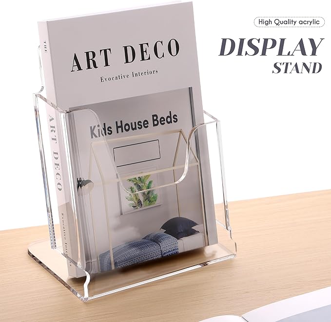 Acrylic Brochure Holder 6X8 Inches Clear Acrylic Flyer Holder Brochure Holder - Image 5