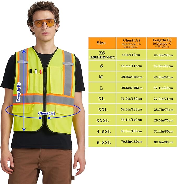 A-KSAFETY High Visibility Safety Vest - Image 3