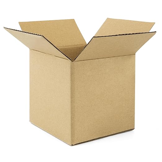 Golden State Art 5x5x5 Inches Shipping Boxes 28 Pack by GoldenStateArt