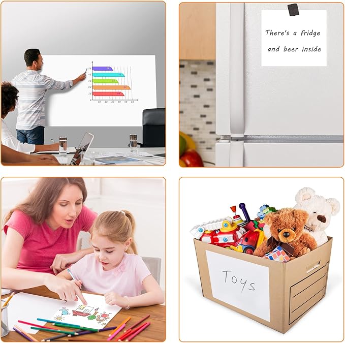 Nortix White Board Wallpaper, No Ghosting, 1 Piece - Image 7