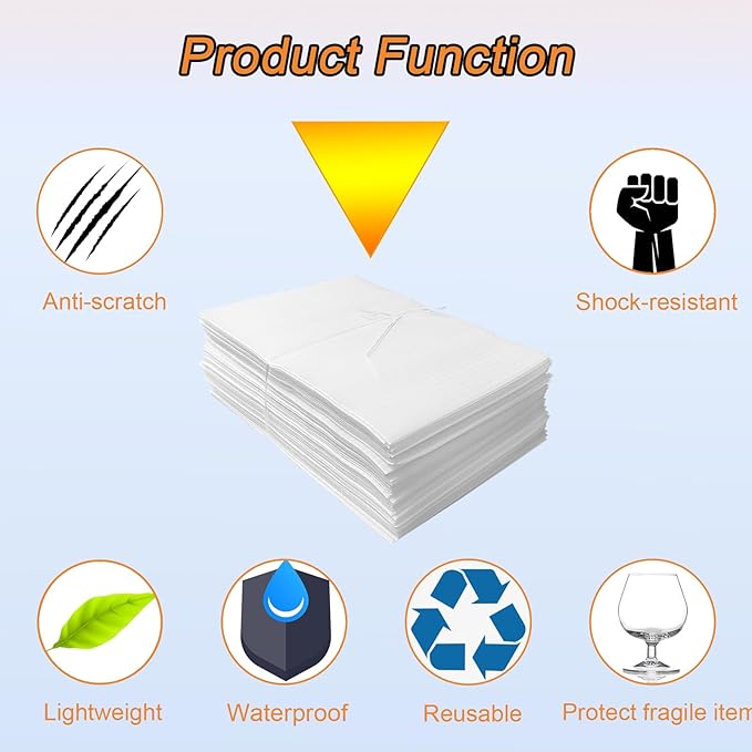 16'' x 20'' Large Cushion Foam Pouches, Cushioning Packing Foam Pouches - Image 5